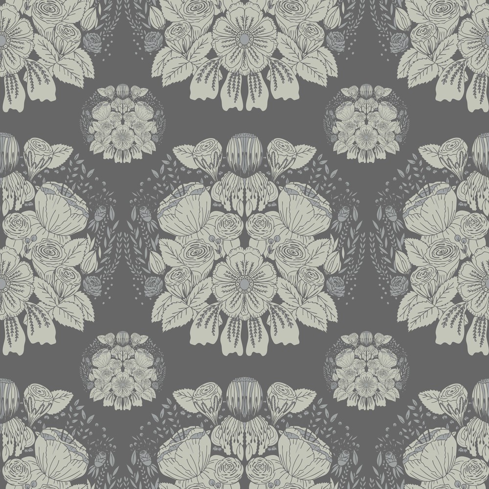 Bild på Damask in Green - 1032301-03